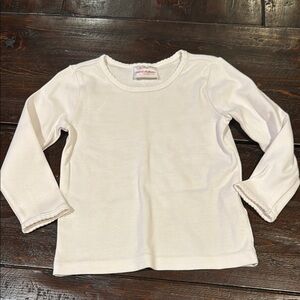 White Kids Long Sleeve Top